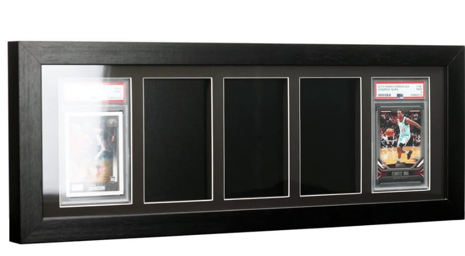 PSA Graded Wooden Frame Display with UV Glass card fit very tight ! LIQUIDATION