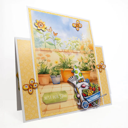 Scène de gnomes de jardin Stash 24 feuilles