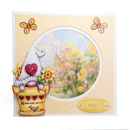 Scène de gnomes de jardin Stash 24 feuilles