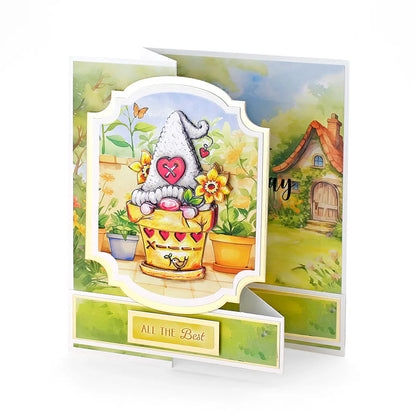 Scène de gnomes de jardin Stash 24 feuilles