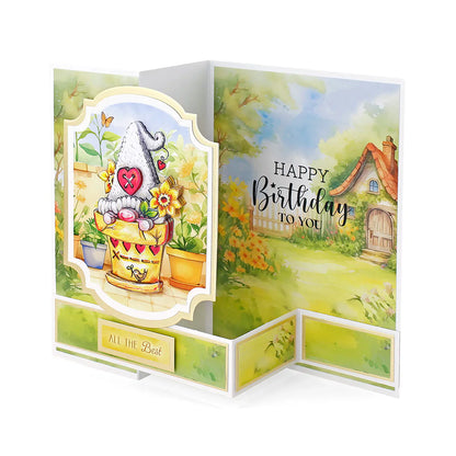 Scène de gnomes de jardin Stash 24 feuilles