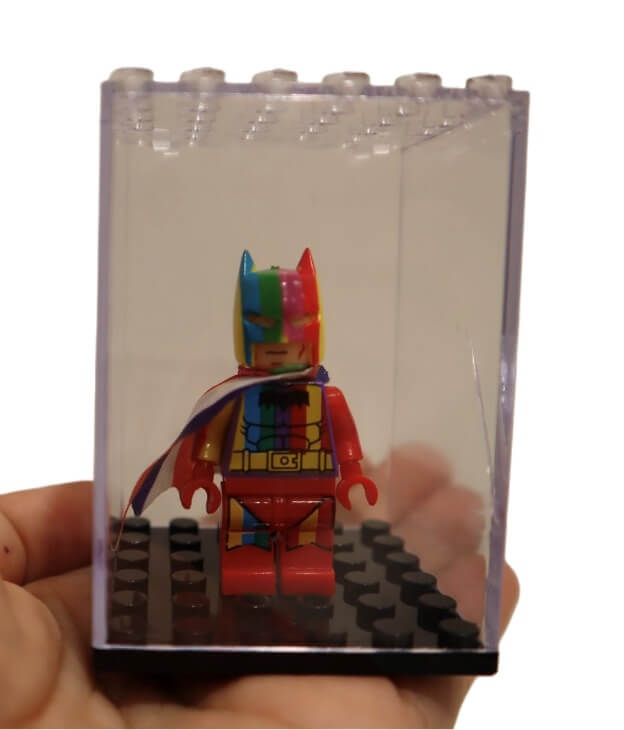 Boîte de présentation EVORETRO pour mini-figurines Lego