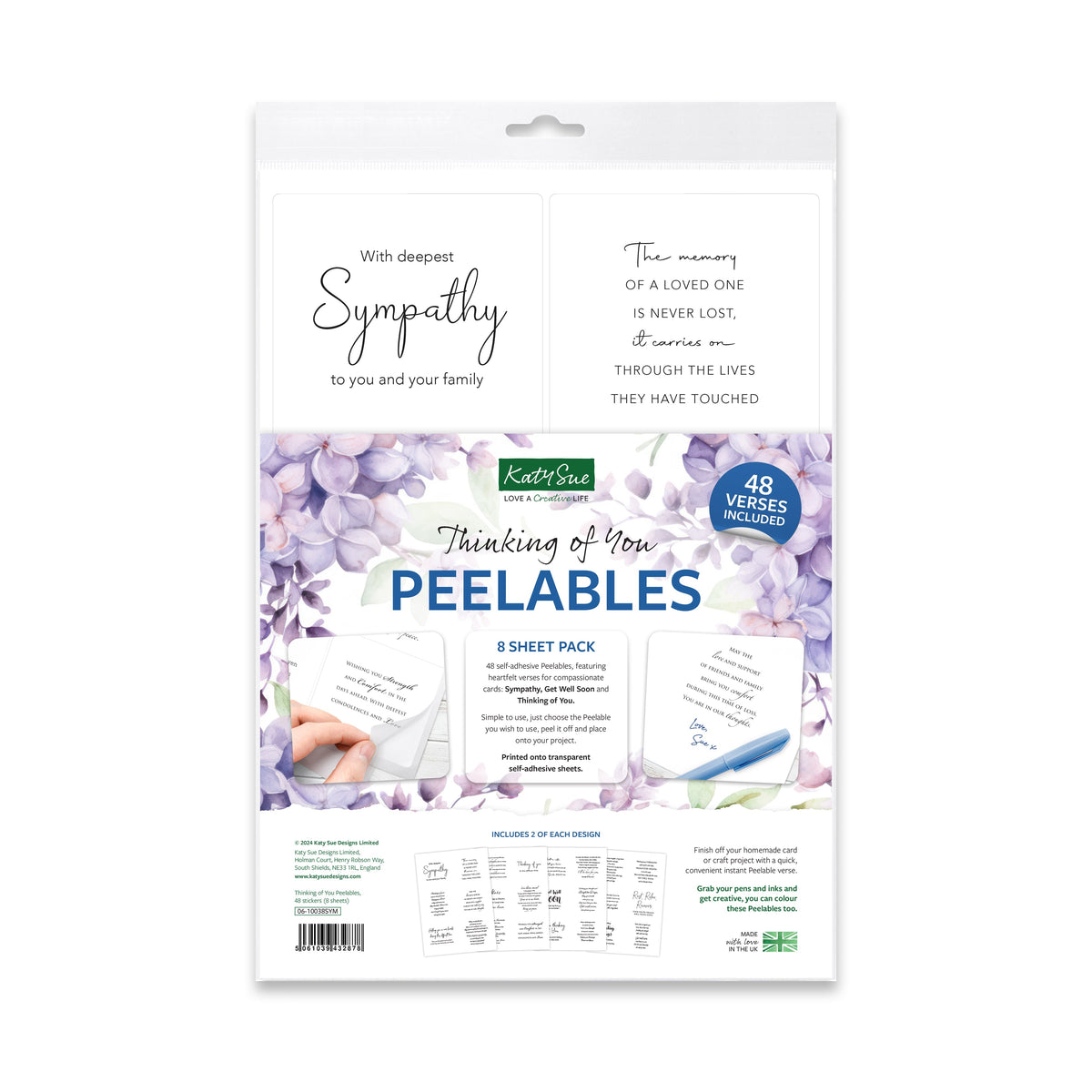 Pense à toi Peelables, 48 autocollants