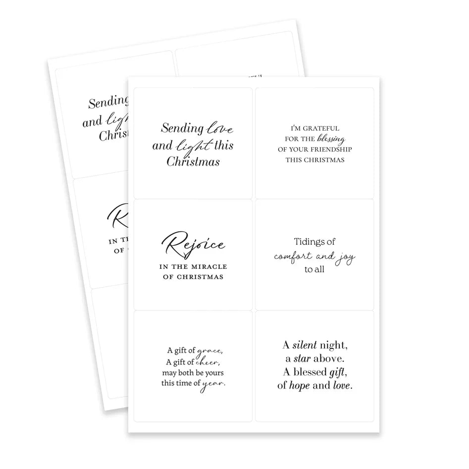 O Holy Night Peelables, 48 stickers