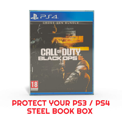 EVORETRO Protecteur d'étui d'affichage pour livre en métal PS3/PS4 Protecteur en PET