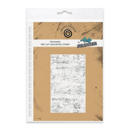 Stonewash Pre Cut Rubber Stamp Set by Andy Skinner