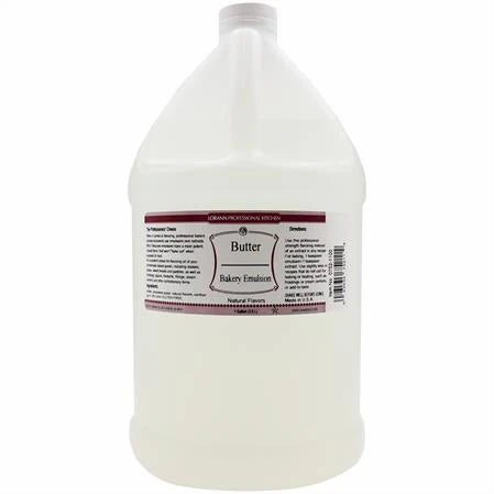 Émulsion de beurre naturelle pour pâtisserie - 4 oz. - 16 oz. - 1 gallon - 5 gallons - Émulsions de pâtisserie Canada - Livraison gratuite au Canada pour les commandes de plus de 199 CAD