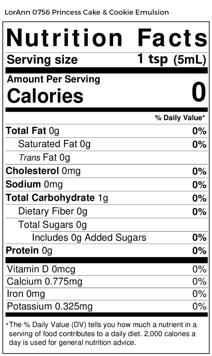 Princess Cake & Cookie Bakery Emulsion - 4 oz. - 16 oz. - 1 Gallon - 5 Gallons - Bakery Emulsions Canada - Ships Free Within Canada on Orders Above CAD $199