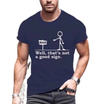 Mens Printed Casual Comfort Short-Sleeve Top