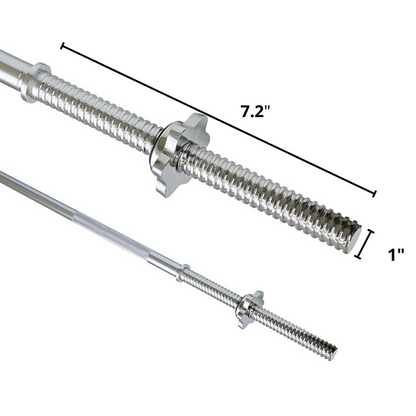 Barres d'haltères olympiques et standard HAJEX 4 pieds, 5 pieds, 6 pieds et 7 pieds
