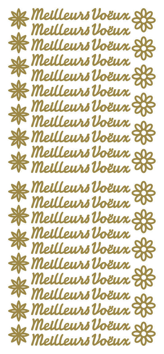 Peel Off Stickers - Meilleurs Voëux