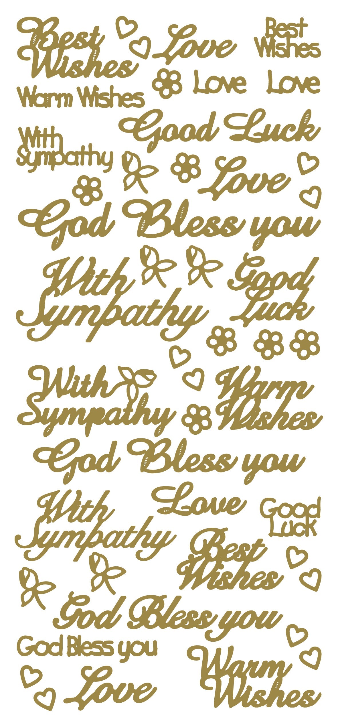 Peel Off Stickers - Warm Wishes