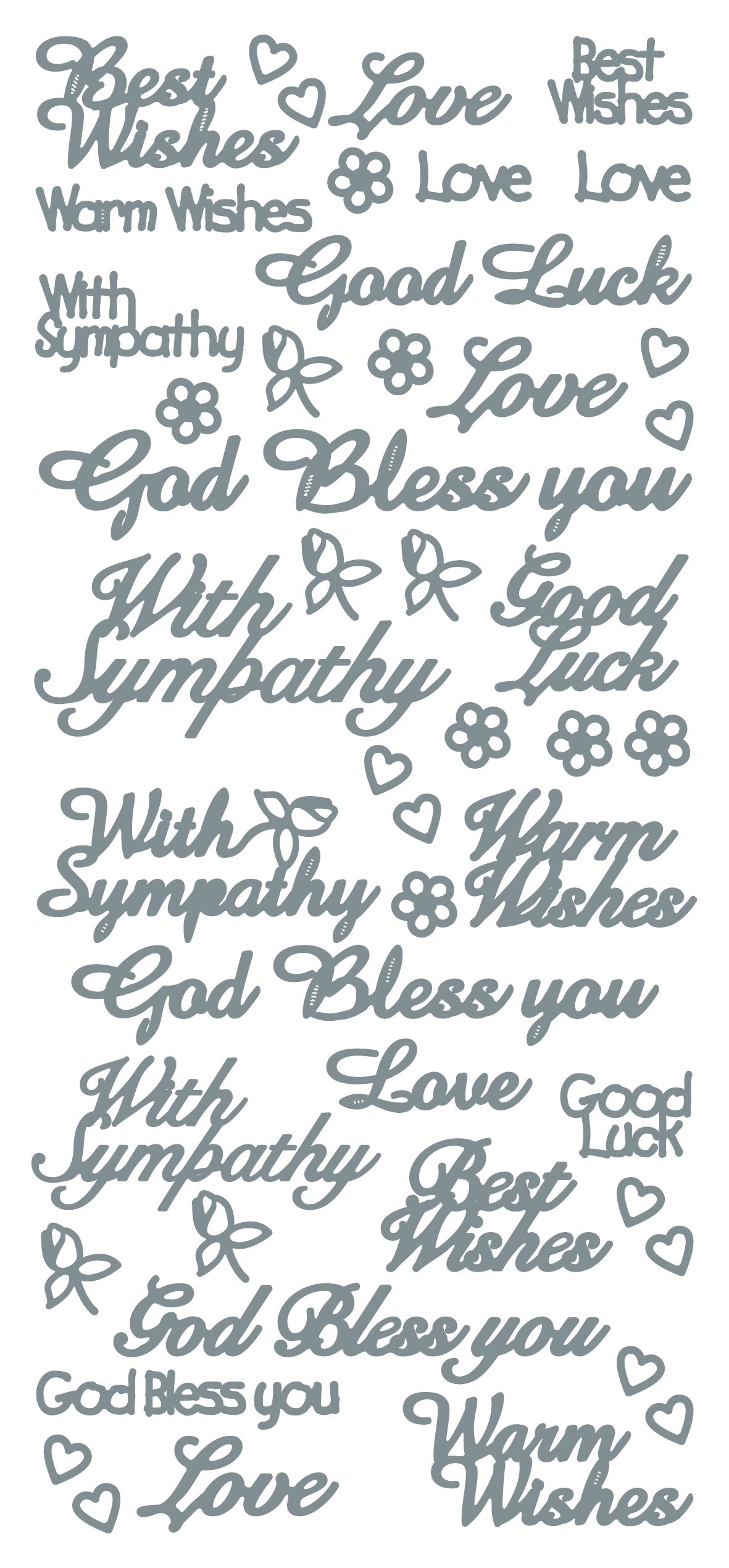 Peel Off Stickers - Warm Wishes