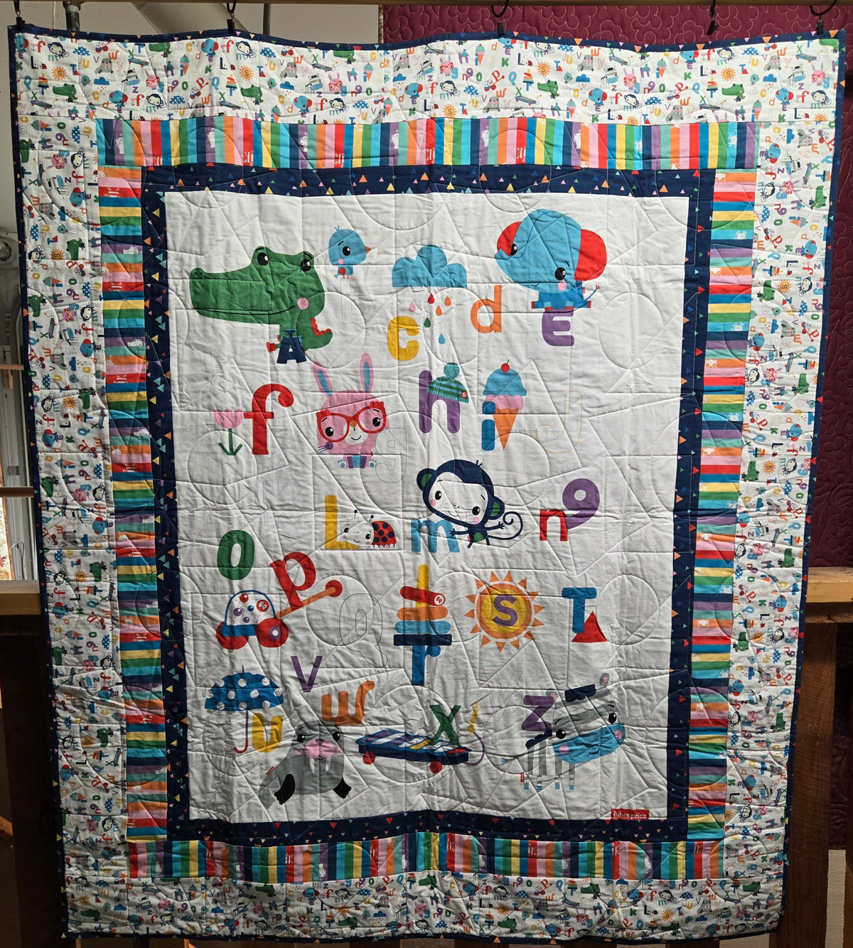 Store Sample- Lap Quilt- Fisher Price
