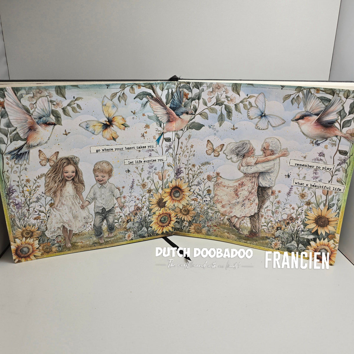 Dutch Doobadoo DDBD Sticker A5 Joyeux Printemps 1