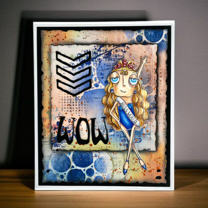 AALL and Create - Pochoir 10x15cm - Bubblescape