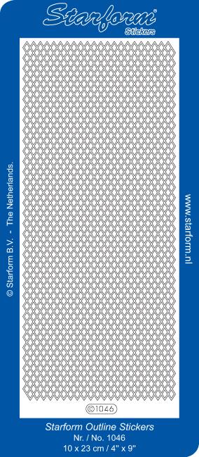 Décorations adhésives - Strass en maille