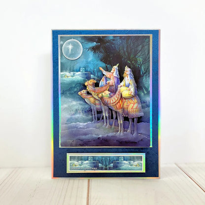 Découpage prédécoupé – Scène des Rois Mages (Paquet de 3)