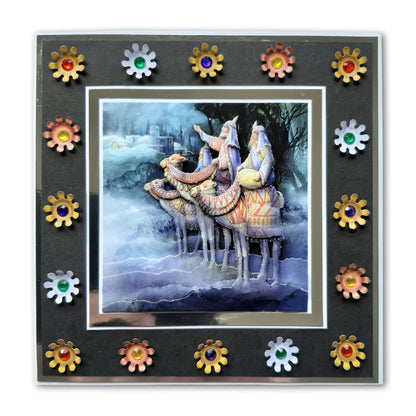 Découpage prédécoupé – Scène des Rois Mages (Paquet de 3)