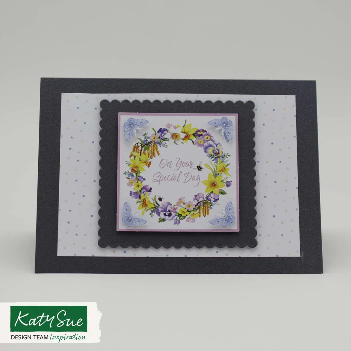 Découpage prédécoupé – Couronne printanière (Lot de 3)