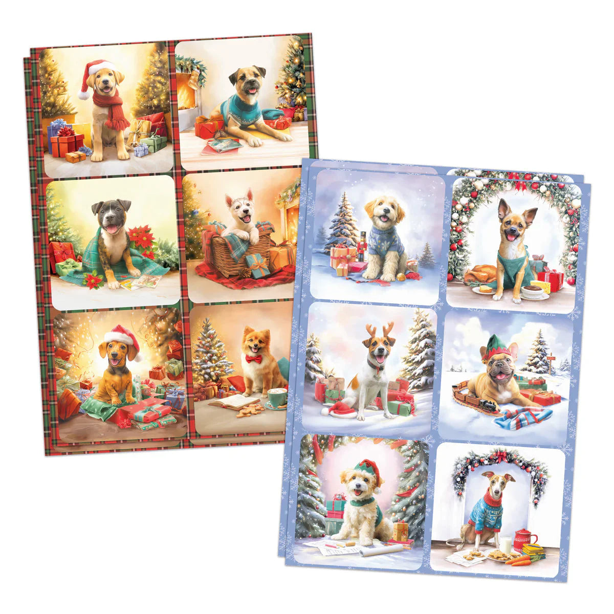 Collection de découpes et de décopatch Katy Sue Santa Paws