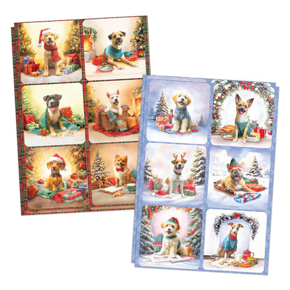 Collection de découpes et de décopatch Katy Sue Santa Paws