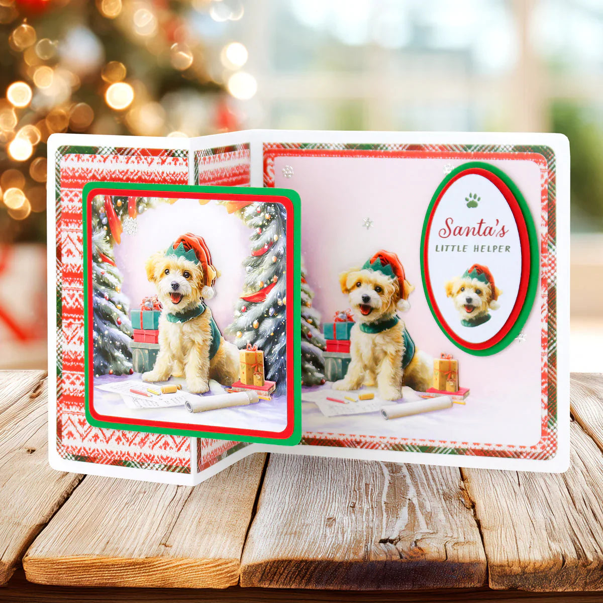 Collection de découpes et de décopatch Katy Sue Santa Paws