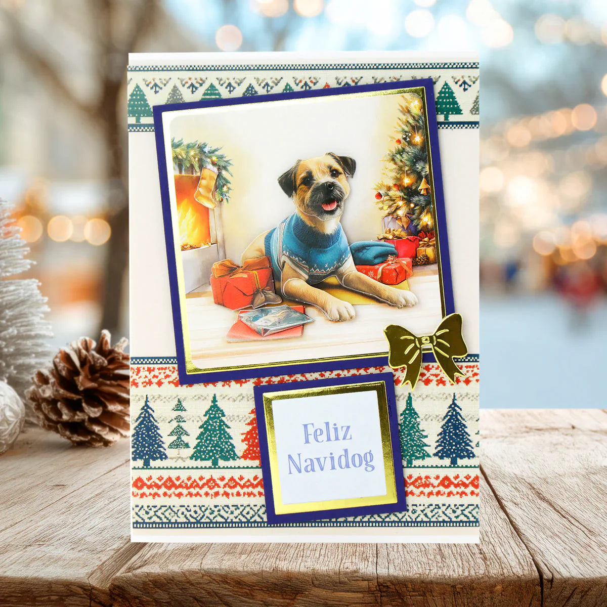 Collection de découpes et de décopatch Katy Sue Santa Paws