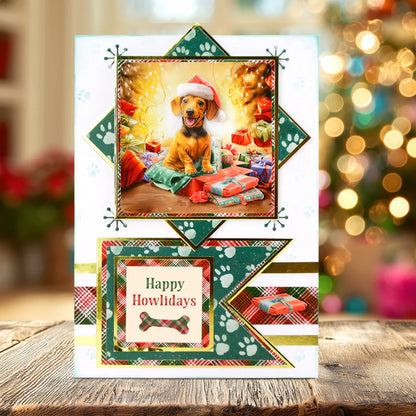 Collection de découpes et de décopatch Katy Sue Santa Paws