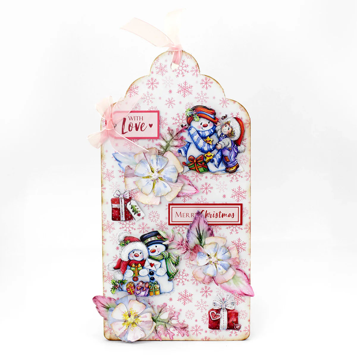 Découpage prédécoupé – Bonhommes de neige et cadeaux (lot de 3)