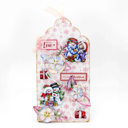 Découpage prédécoupé – Bonhommes de neige et cadeaux (lot de 3)