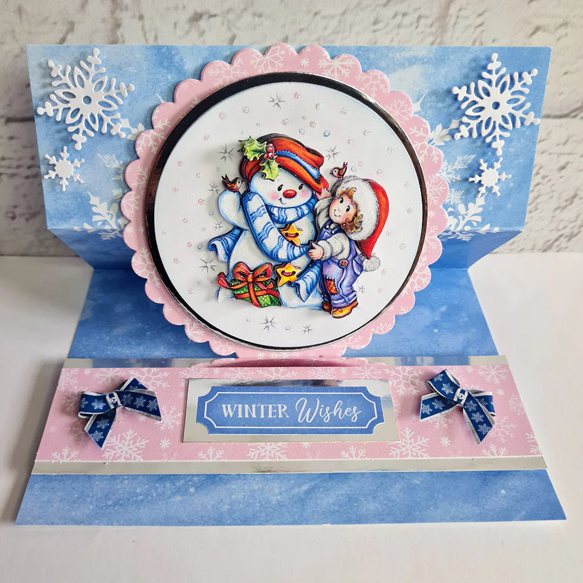 Découpage prédécoupé – Bonhommes de neige et cadeaux (lot de 3)