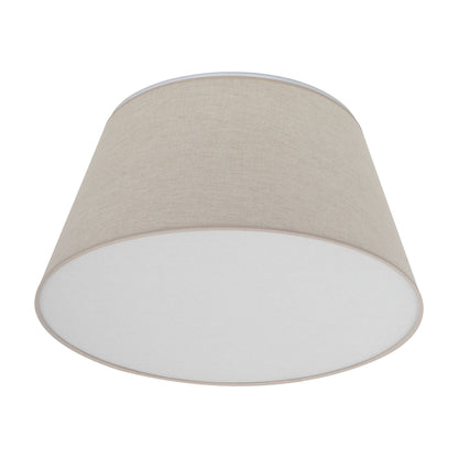 FORMO Linen Flush Mount Ceiling Light for Bedroom, Hallway & Living Room