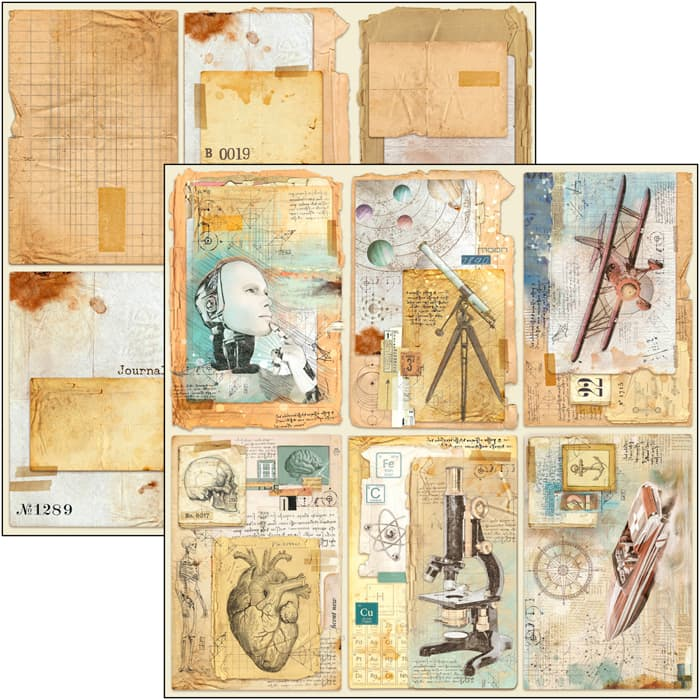Ciao Bella Sign Of The Times Cartes Feuille De Papier 30,5X30,5 Cm 1 Feuille