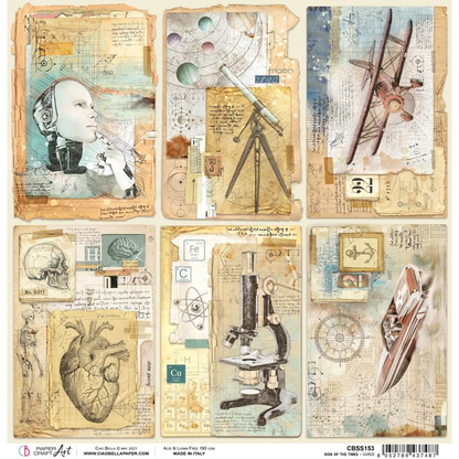 Ciao Bella Sign Of The Times Cartes Feuille De Papier 30,5X30,5 Cm 1 Feuille