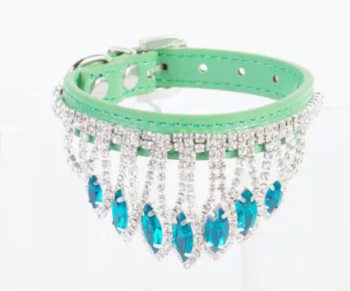 Ocean Royale Dog Collar | Rhinestone Dog Collar