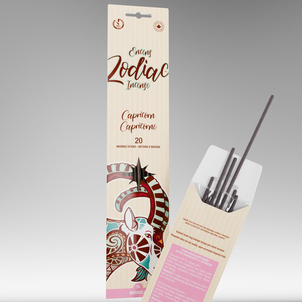 Bâtonnets d'encens Zodiaque n°10 Capricorne