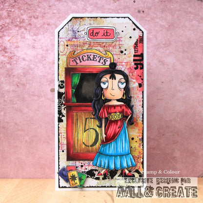 AALL and Create - Set de tampons A6 - Voyante Dee