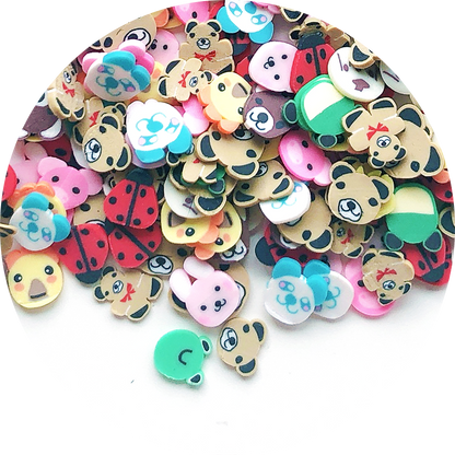 Cute Animals Fimo Slices Mix