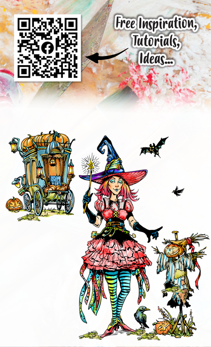 AALL and Create - Set de tampons A6 - QueenWitch
