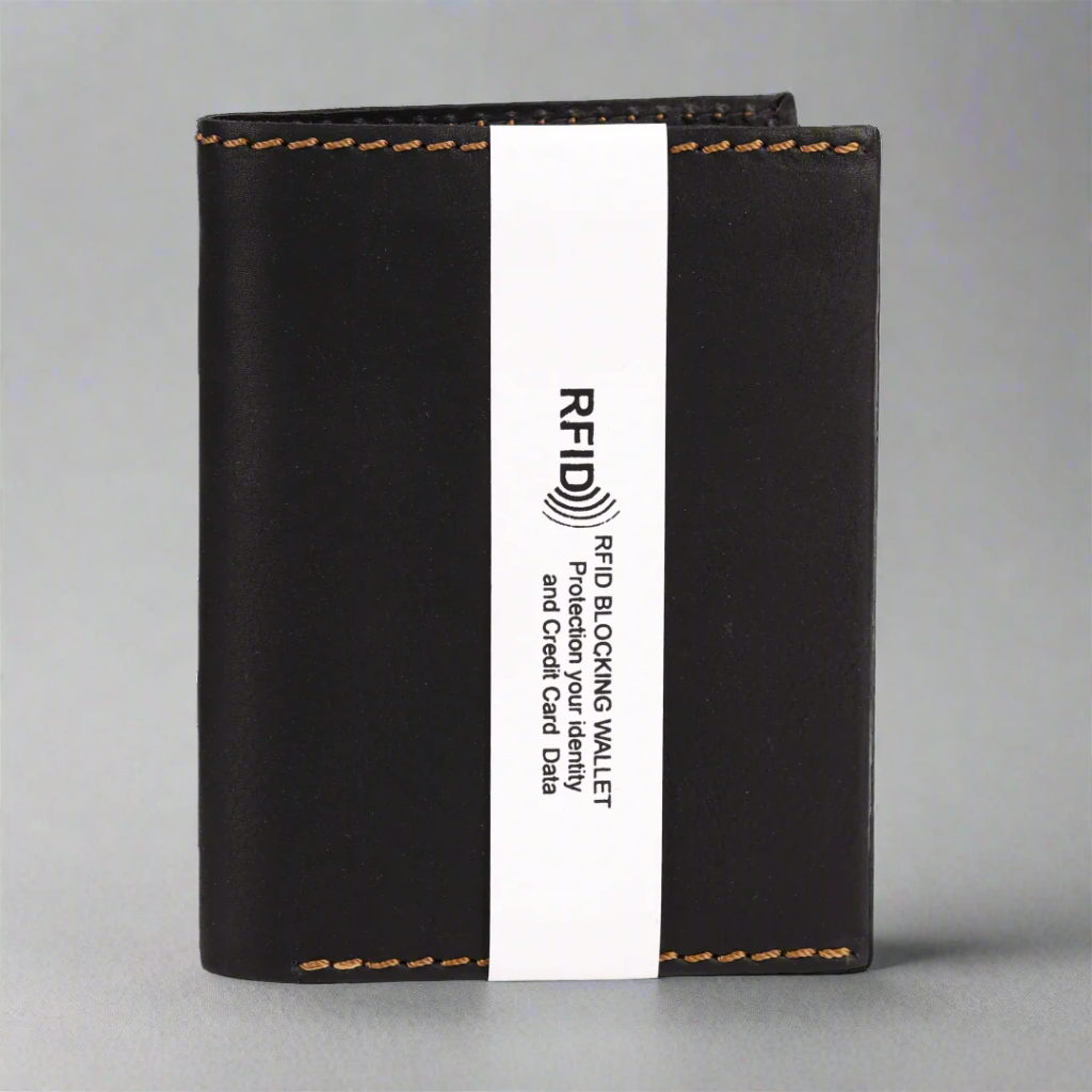 Portefeuille vertical en cuir pour homme MET