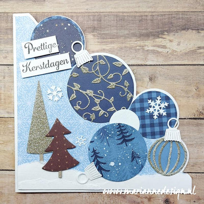 Bloc de papier Marianne Design A4 - Hygge d'hiver