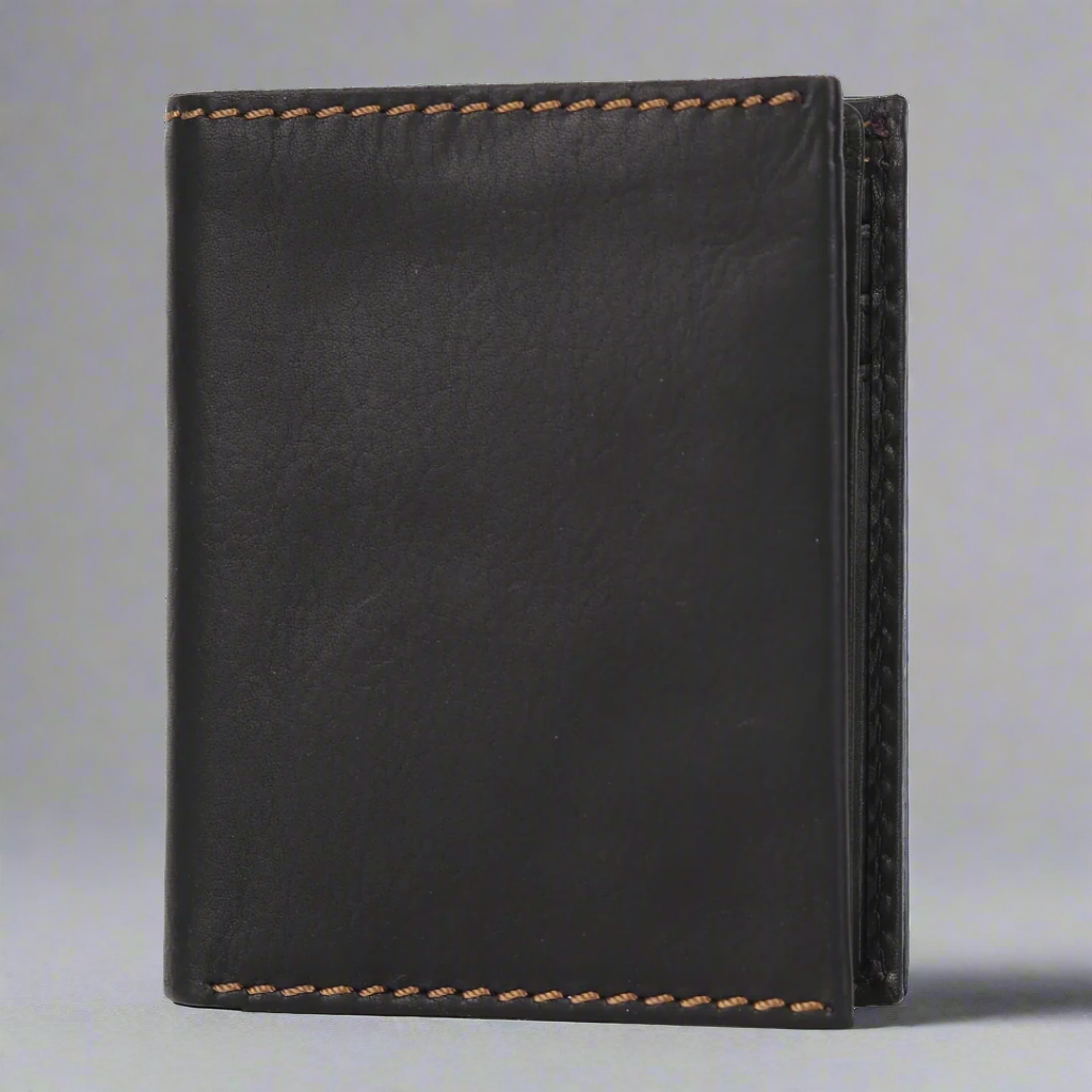 Portefeuille en cuir MET pour homme avec protection RFID
