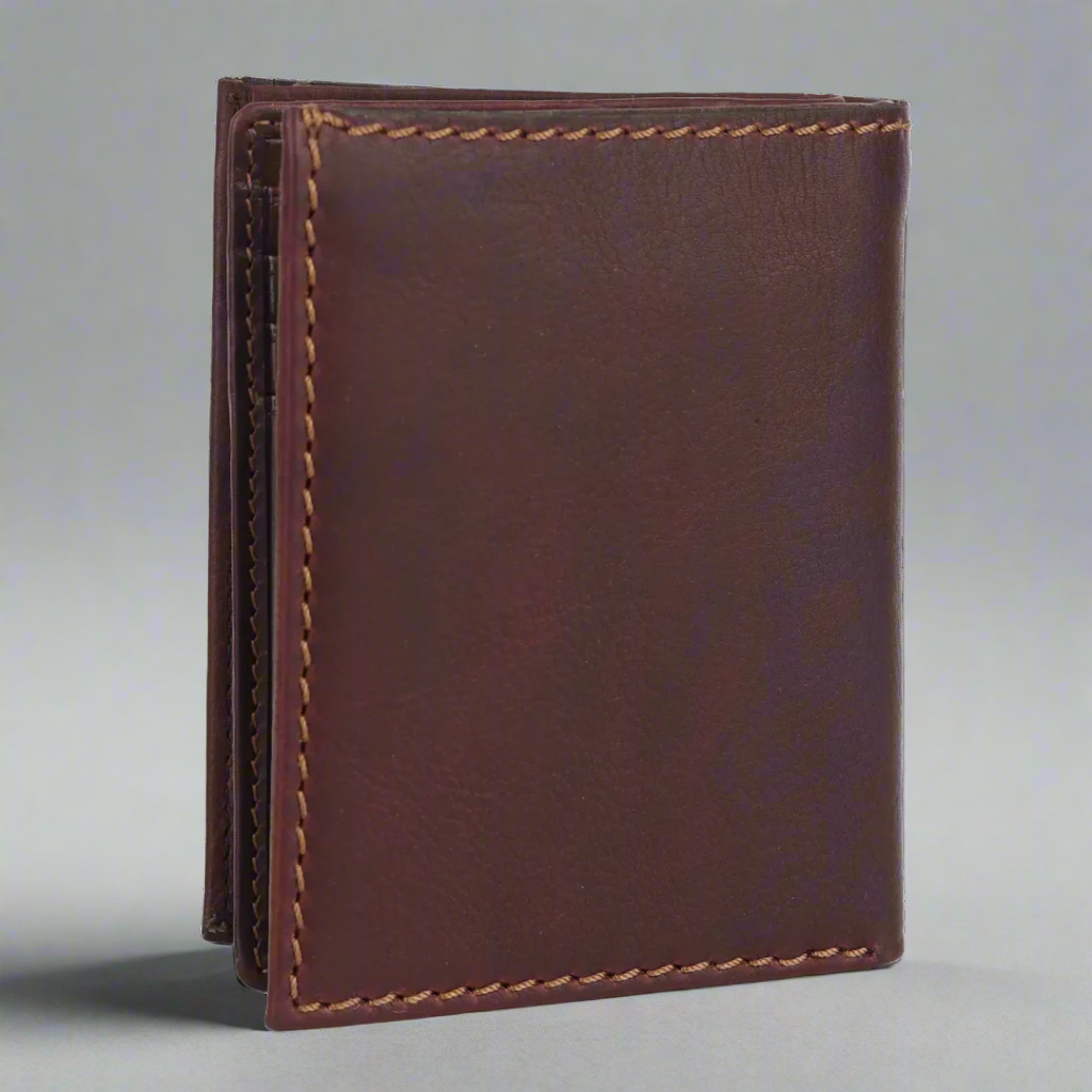 Portefeuille en cuir MET pour homme avec protection RFID