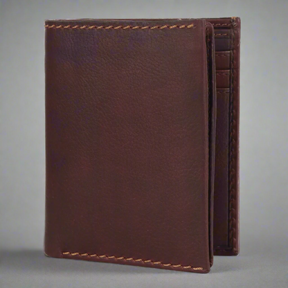 Portefeuille en cuir MET pour homme avec protection RFID