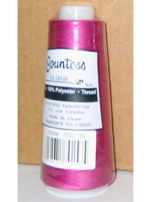 Fil surjeteuse Countess, polyester, 40/2, 1500M
