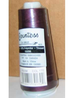 Fil surjeteuse Countess, polyester, 40/2, 1500M