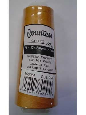 Fil surjeteuse Countess, polyester, 40/2, 1500M
