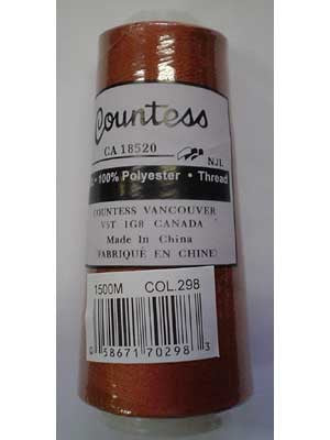 Fil surjeteuse Countess, polyester, 40/2, 1500M
