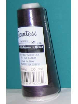 Fil surjeteuse Countess, polyester, 40/2, 1500M